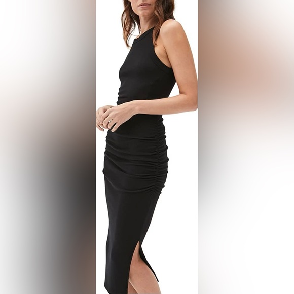 MICHAEL STARS NEW Black Wren MIDI dress - Picture 2 of 11
